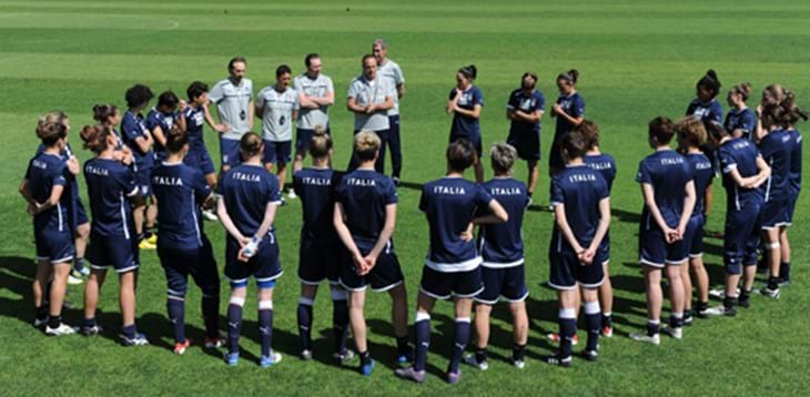 Femminile: iniziata la preparazione per il match con la Rep. Ceca