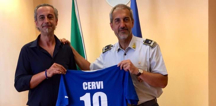 Il saluto del Settore Giovanile e Scolastico al Comandante Cervi