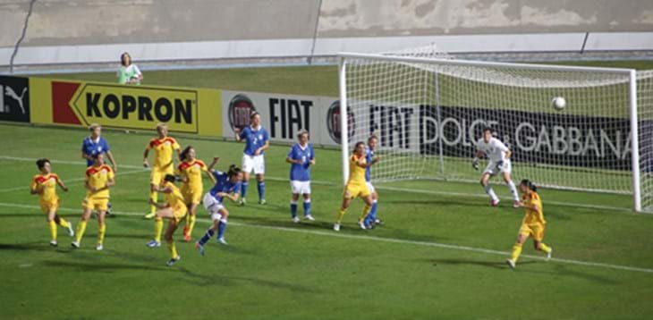 Femminile: con un gol della Girelli nel recupero l’Italia batte la Romania